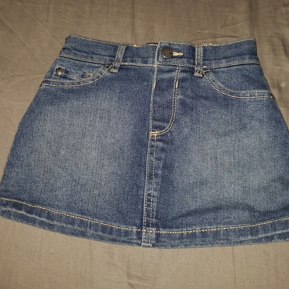 The children's place toddler jean skirt
